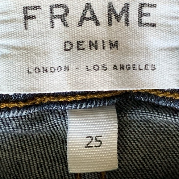 FRAME Le High Skinny Stretch Pelton Jeans Sz 25 - Picture 6 of 10
